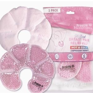 Hot/Cold Plush Gel Breast Bead Packs